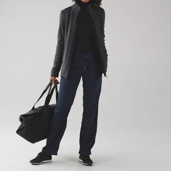 lululemon athletica Pants - Lululemon Dance Studio Pant III (Regular) (Unlined) Deep Navy- Size 6